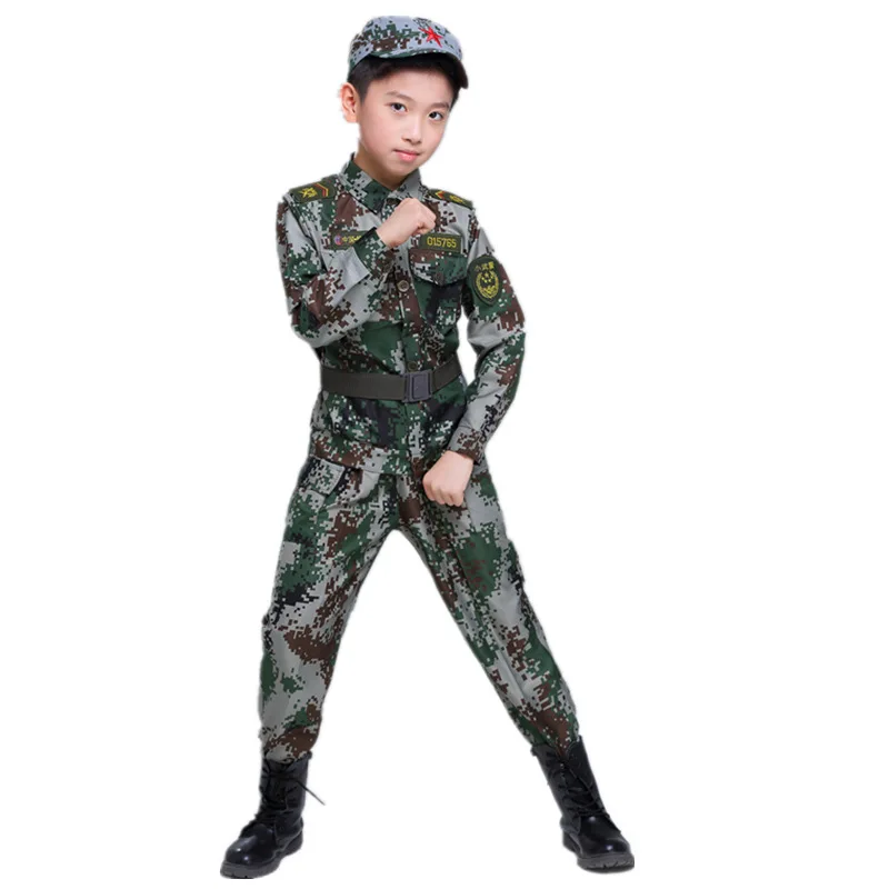 Kids Girl Boy Military Army Suit Uniform School Student Stage Performance Clothing Camouflage Tactical Children Costumes 3-16T
Kids Girl Boy Military Army Suit Uniform School Student Stage Performance Clothing Camouflage Tactical Children Costumes 3-16T