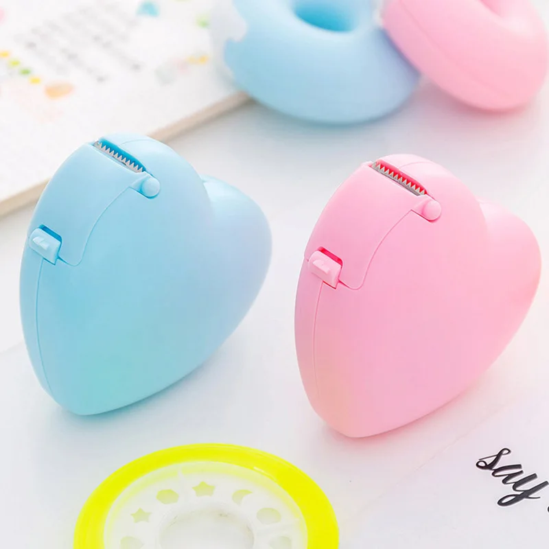 New Candy Color Masking Tape Cutter Design Of Love Heart/Donut Shape Washi Tape Cutter Office Tape Dispenser School Supply
New Candy Color Masking Tape Cutter Design Of Love Heart/Donut Shape Washi Tape Cutter Office Tape Dispenser School Supply