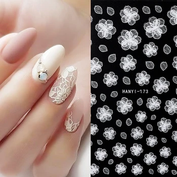 Nail Arts 3D Nail Lace Style Sticker White Flower Nail Decals Fairy Tales DIY Transfer Sticker Various Flowers 1 Sheet
Nail Arts 3D Nail Lace Style Sticker White Flower Nail Decals Fairy Tales DIY Transfer Sticker Various Flowers 1 Sheet
