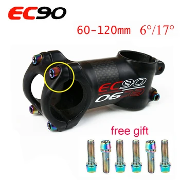 EC9031.8mm Carbon Fiber Stem 6/17degrees Mountain Bike Stems Short Bicycle Sterm 60-120mm Bicycle Accesorios
EC9031.8mm Carbon Fiber Stem 6/17degrees Mountain Bike Stems Short Bicycle Sterm 60-120mm Bicycle Accesorios