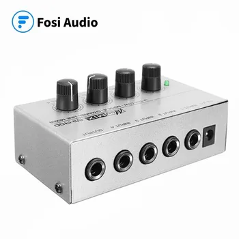 Fosi Audio Ultra-compack 4 channels input and 1 channel output line MONO mixer 4580 operational amplifier for outdoor audio
Fosi Audio Ultra-compack 4 channels input and 1 channel output line MONO mixer 4580 operational amplifier for outdoor audio
