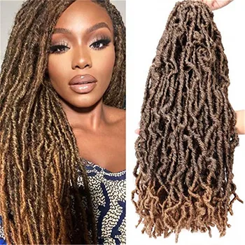 Kong&Li crochet hair synthetic braiding hair extensions goddess faux locs and 20 inches soft dreads dreadlocks hair 
Kong&Li crochet hair synthetic braiding hair extensions goddess faux locs and 20 inches soft dreads dreadlocks hair