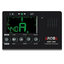 Aroma AMT-560 Universal Electric Guitar Tuner Metronome Built-In Mic Pickup Bass Cable 6.3mm For Violin Ukulele Universal
Aroma AMT-560 Universal Electric Guitar Tuner Metronome Built-In Mic Pickup Bass Cable 6.3mm For Violin Ukulele Universal