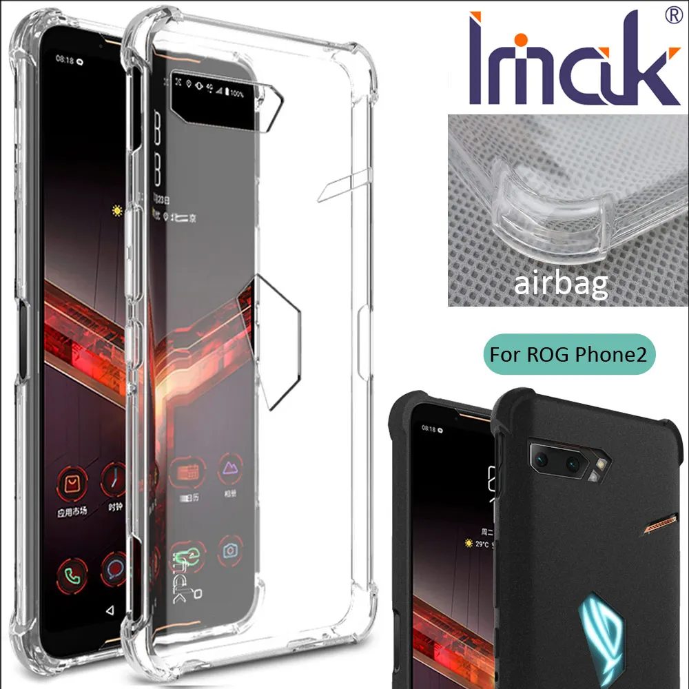 IMAK Airbag Case For Asus ROG Phone2 II ZS660KL Drop resistance Soft TPU Silicone Clear Transparent Cover
IMAK Airbag Case For Asus ROG Phone2 II ZS660KL Drop resistance Soft TPU Silicone Clear Transparent Cover