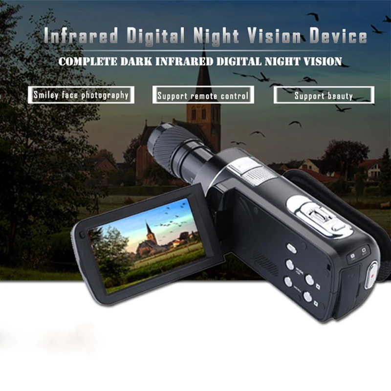 FullHD 16X Digital Zoom Night Vision Device Infrared Video Camera Smiling Face Photography Beauty Multi-function Night Monocular
FullHD 16X Digital Zoom Night Vision Device Infrared Video Camera Smiling Face Photography Beauty Multi-function Night Monocular