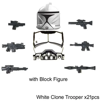 21pcs White Clone Trooper Darth Maul Vader Space Wars Building Block Brick sand trooper Star Wars figures
21pcs White Clone Trooper Darth Maul Vader Space Wars Building Block Brick sand trooper Star Wars figures