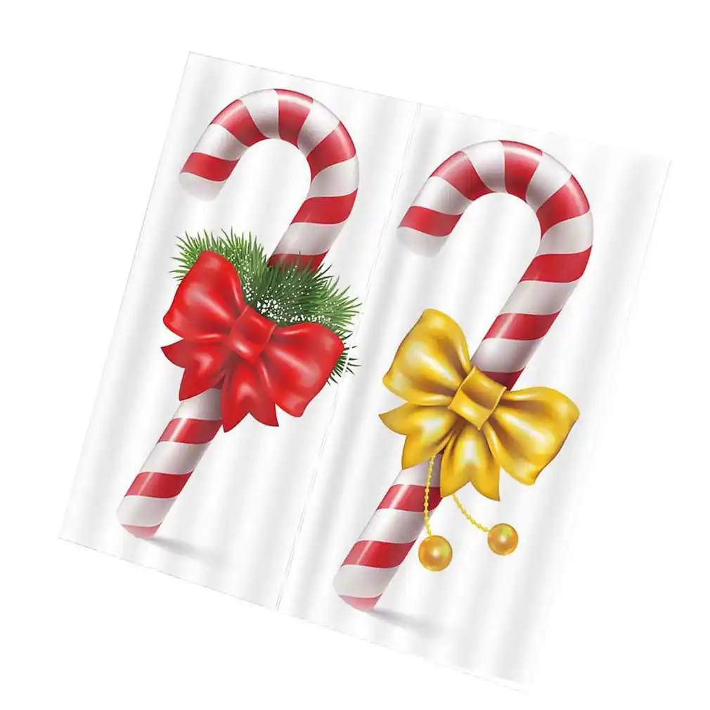 christmas candy cane christmas decoration full blackout hook