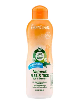 TROPICLEAN TROPICLEAN SOOTHING SHAMPOO FLEA & TICK shampoo for dogs against fleas and ticks Soothing
TROPICLEAN TROPICLEAN SOOTHING SHAMPOO FLEA & TICK shampoo for dogs against fleas and ticks Soothing
