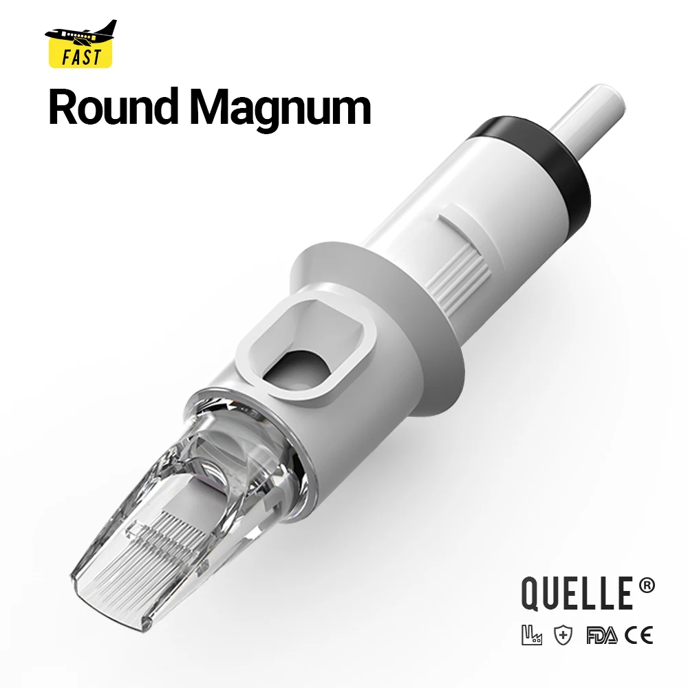 Stigma QUELLE 50PCS/Box Tattoo Shading Needles White Cartridge Revolution Curved Magnum work for Tattoo Machines Different Size
Stigma QUELLE 50PCS/Box Tattoo Shading Needles White Cartridge Revolution Curved Magnum work for Tattoo Machines Different Size