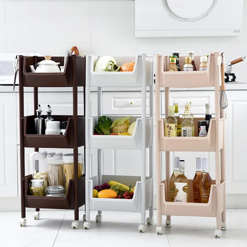 Simple Floor Three Layer Plastic Tape Roller Fruit And Vegetable Rack Household Kitchen without Cover Fruit & Vegetable Organizi
Simple Floor Three Layer Plastic Tape Roller Fruit And Vegetable Rack Household Kitchen without Cover Fruit & Vegetable Organizi