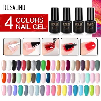 ROSALIND Manicure Gel Nail Polish Set 4PCS/KIT UV Gel All For Manicure Soak Off Gellak Hybrid Varnishes 7ML Nails Art Lacquer
ROSALIND Manicure Gel Nail Polish Set 4PCS/KIT UV Gel All For Manicure Soak Off Gellak Hybrid Varnishes 7ML Nails Art Lacquer
