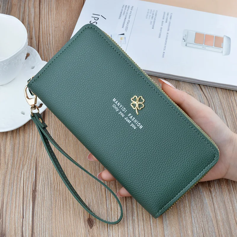 2020 new wallet ladies long zipper wallet lychee pattern Japanese and Korean clutch large capacity mother mobile phone bag
2020 new wallet ladies long zipper wallet lychee pattern Japanese and Korean clutch large capacity mother mobile phone bag