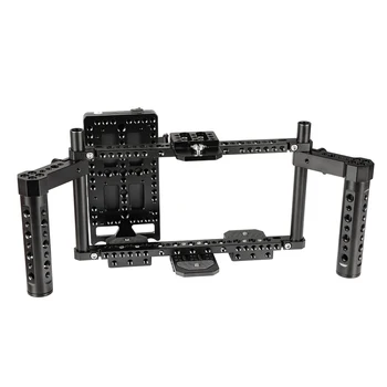 HDRIG Adjustable Camera 7inch Monitor Cage Rig With Dual Cheese Handle V Power Supply Splitter Baseplate Photography Accessories
HDRIG Adjustable Camera 7inch Monitor Cage Rig With Dual Cheese Handle V Power Supply Splitter Baseplate Photography Accessories