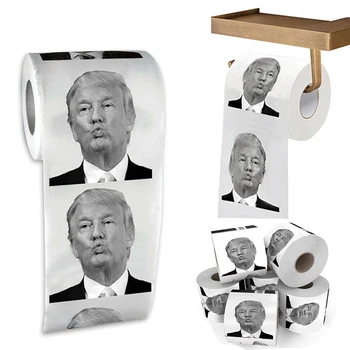 

3 Rolls Trump Creative Toilet Paper Roll President Donald Trump Gift Joke prank Fun papier toaletowy Tissue Paper