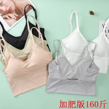 Celebrity Style Upgraded Big U Beauty Back Wrap-around Tube Top Seemless Sleep Underwear Sports Bra Vest Female 
Celebrity Style Upgraded Big U Beauty Back Wrap-around Tube Top Seemless Sleep Underwear Sports Bra Vest Female