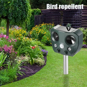 Solar Bird Repeller Ultrasonic Mouse Repeller Mosquito Repeller Insect Repeller Intelligent Frequency Adjustment For Yard Garden
Solar Bird Repeller Ultrasonic Mouse Repeller Mosquito Repeller Insect Repeller Intelligent Frequency Adjustment For Yard Garden