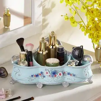 Nordic Desktop Cosmetics Storage Box Large European Creative Makeup Dressing Table Finishing Storage Rack Bathroom Decoration
Nordic Desktop Cosmetics Storage Box Large European Creative Makeup Dressing Table Finishing Storage Rack Bathroom Decoration
