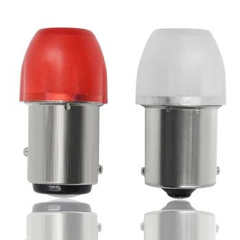 2pcs/lot 1156 BA15S P21W 1157 BAY15D Red Strobe Lamp 5630 3SMD Super Bright LED Bulbs 12V Car Brake Turn Signal Tail Flashing
