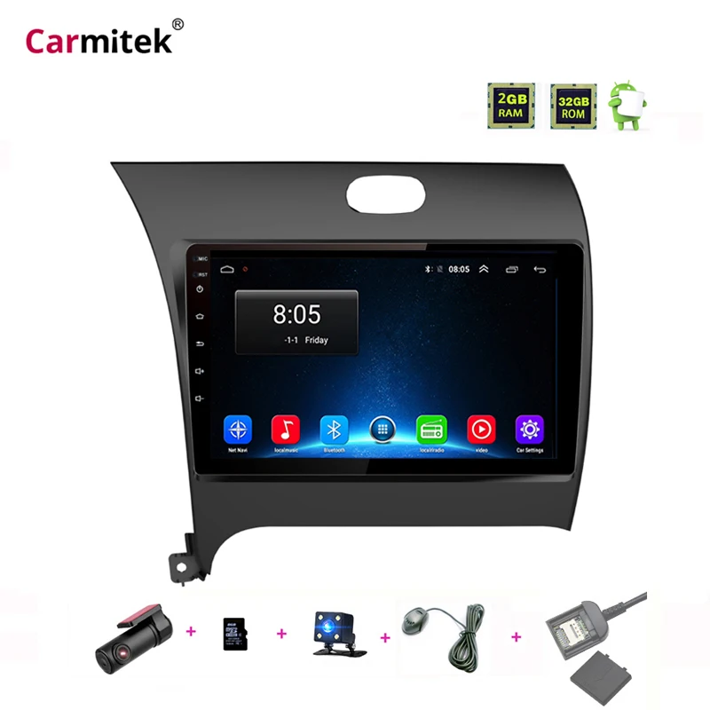 Автомагнитола 2 Din на Android 8 1 для Kia CERATO K3 FORTE 2013 2014 2015 2016 головное устройство gps