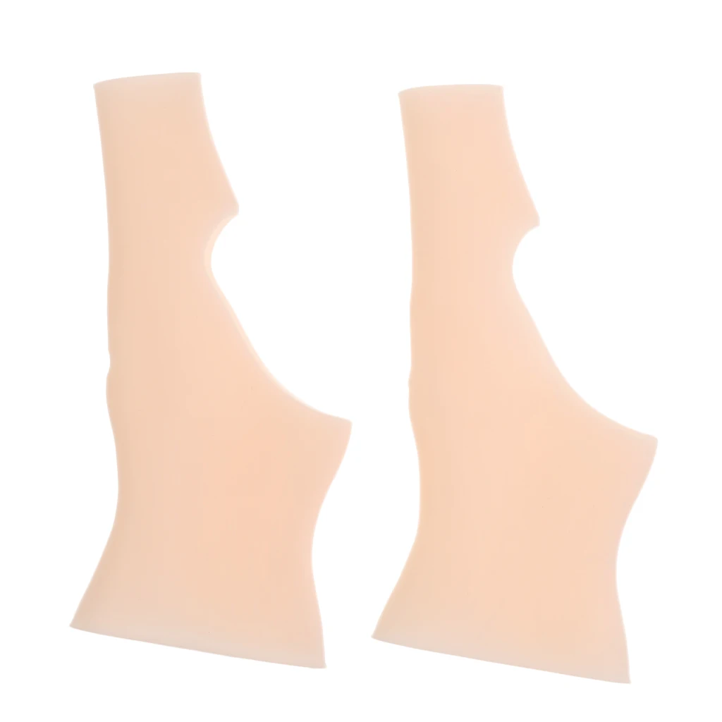 1Pair Silicone Gel Thumb Wrist Support Gloves Tenosynovitis Spasms Relief Pain - Nude 1Pair Silicone Gel Thumb Wrist Support Gloves Tenosynovitis Spasms Relief Pain - Nude