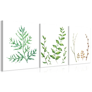 Framed Watercolor Green Plant Small Twigs Canvas Painting Wall Art Minimalist Poster for Living Room 3 Piece A Set Home Decor
Framed Watercolor Green Plant Small Twigs Canvas Painting Wall Art Minimalist Poster for Living Room 3 Piece A Set Home Decor
