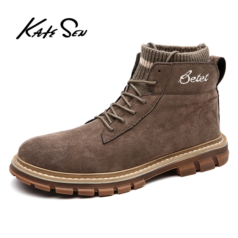 KATESEN New Plush keep Super Warm Men Boots Winter Boots Rubber Plush Snow Boots England Retro ankle boots For Men Winter Shoes
KATESEN New Plush keep Super Warm Men Boots Winter Boots Rubber Plush Snow Boots England Retro ankle boots For Men Winter Shoes