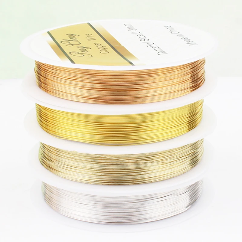 A+++ Copper Wire 0.3/0.4/0.5/0.6mm 4/Color Bead Cord DIY for Jewelry Making Bracelet Long-lasting fixed color No discoloration
A+++ Copper Wire 0.3/0.4/0.5/0.6mm 4/Color Bead Cord DIY for Jewelry Making Bracelet Long-lasting fixed color No discoloration