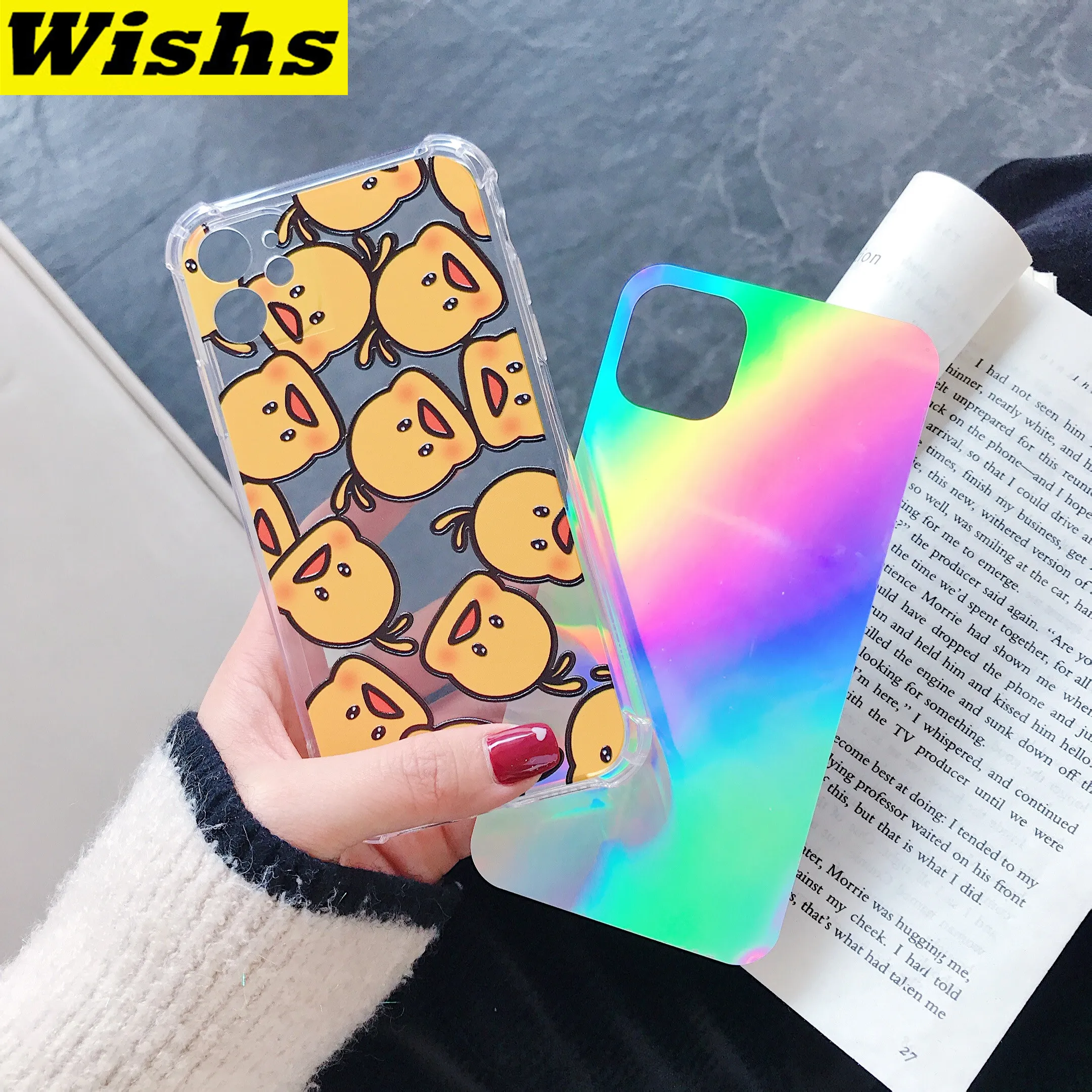 Rainbow Glitter Cartoon Yellow duck TPU Clear Case For Huawei Mate 30 Pro Mate 20 Pro P30 Pro P20 Pro Nova 5 6 Honor 20 V30 V20
Rainbow Glitter Cartoon Yellow duck TPU Clear Case For Huawei Mate 30 Pro Mate 20 Pro P30 Pro P20 Pro Nova 5 6 Honor 20 V30 V20