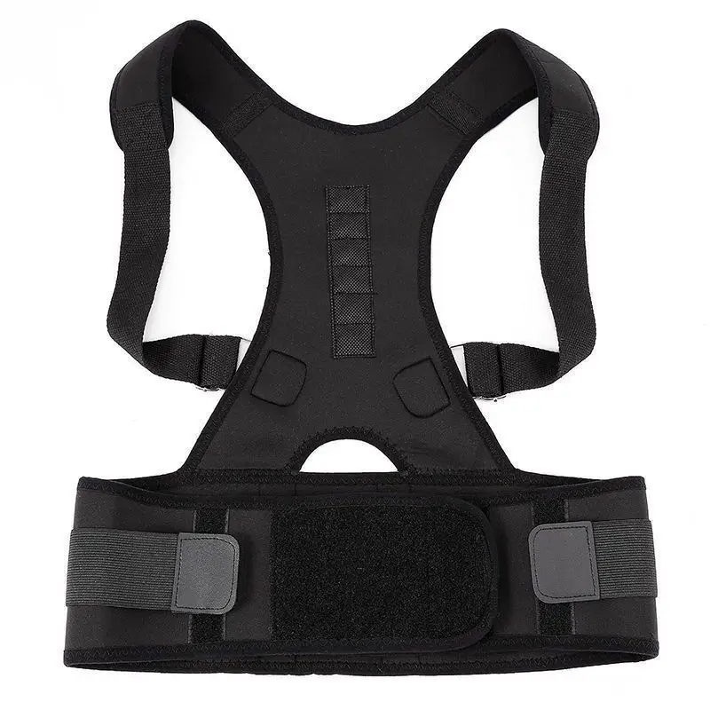High Quality Adjustable Posture Support Brace Magnet Therapy Straps Back Neck Corrector Spine Support Brace 
High Quality Adjustable Posture Support Brace Magnet Therapy Straps Back Neck Corrector Spine Support Brace