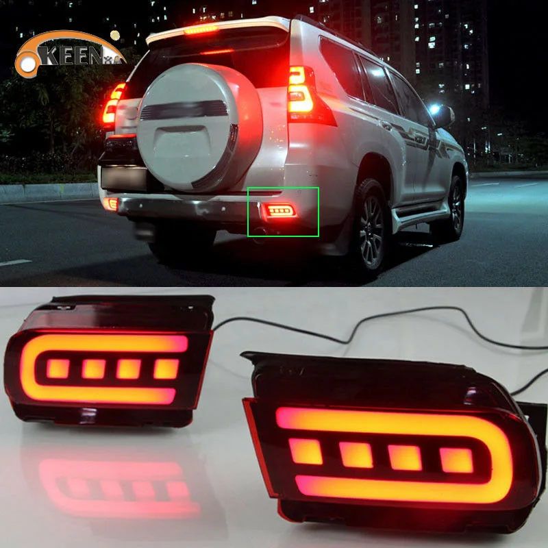 2PCS LED Rear Fog Lamp For Toyota Land Cruiser Prado FJ150 2010 - 2018 Bumper Light Brake Light Turn Signal Light Warning Light
2PCS LED Rear Fog Lamp For Toyota Land Cruiser Prado FJ150 2010 - 2018 Bumper Light Brake Light Turn Signal Light Warning Light
