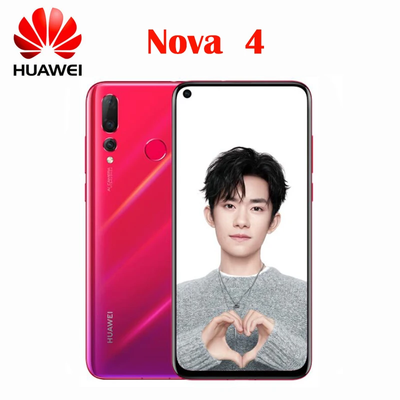 Original Huawei Nova 4 Octa core 6G 8G RAM 128G ROM Smart Phone 6.4inch 2310x1080P multi touch curved screen USB Type-C Android 9.0 OS
Original Huawei Nova 4 Octa core 6G 8G RAM 128G ROM Smart Phone 6.4inch 2310x1080P multi touch curved screen USB Type-C Android 9.0 OS