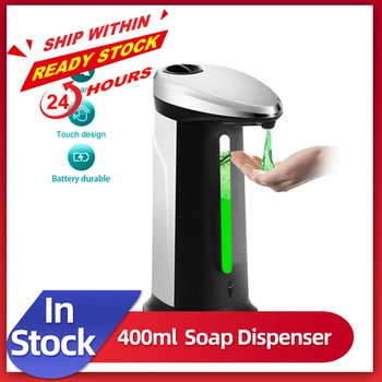 400ML Automatic Soap Dispenser Infrared Sensor Touchless Dispenser Soap Liquids Soap Dispensers for Kitchen Bathroom
400ML Automatic Soap Dispenser Infrared Sensor Touchless Dispenser Soap Liquids Soap Dispensers for Kitchen Bathroom