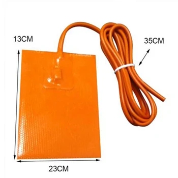 Device Heating Pad Tool Replacement Car tank Engine Orange Moisture proof