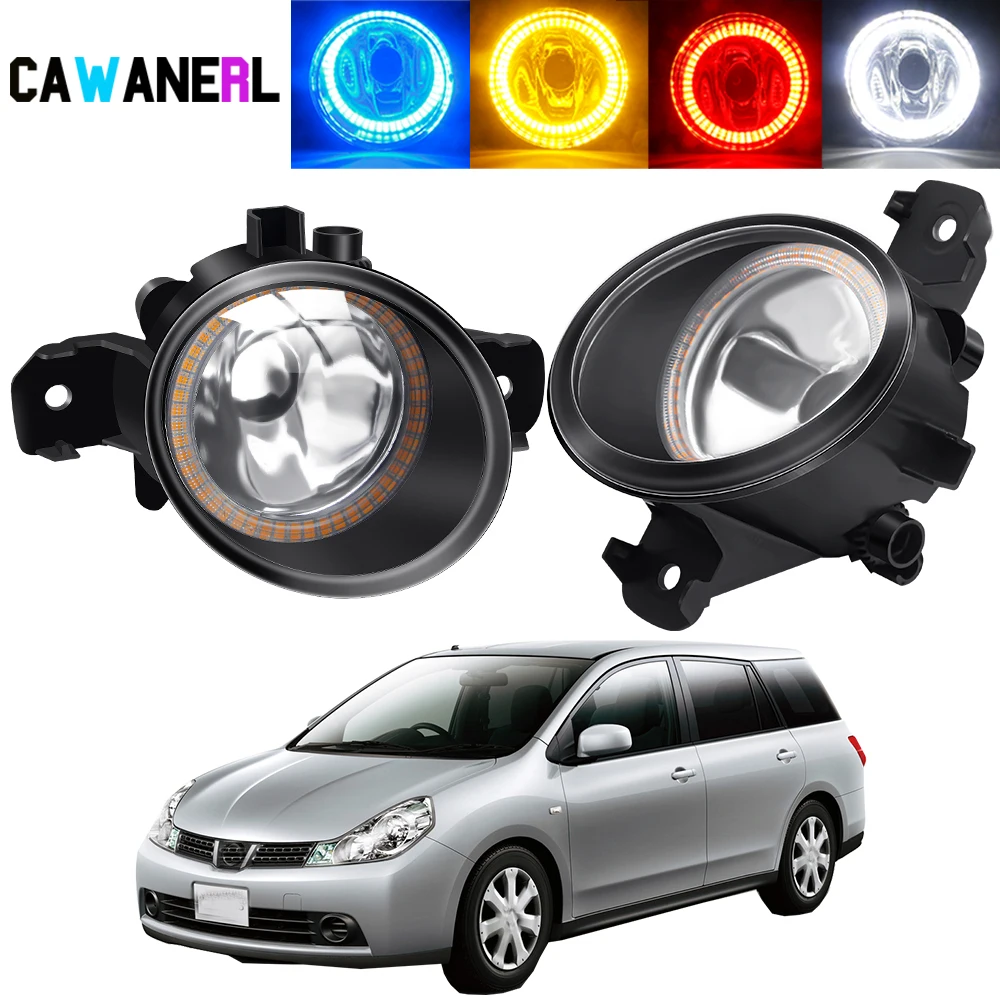 2 X Fog Light Assembly For Nissan Wingroad 2002-2005 Angel Eye Lampshade + Replaceable Bulbs 20W Car Fog Daytime Lamp DRL 12V
2 X Fog Light Assembly For Nissan Wingroad 2002-2005 Angel Eye Lampshade + Replaceable Bulbs 20W Car Fog Daytime Lamp DRL 12V