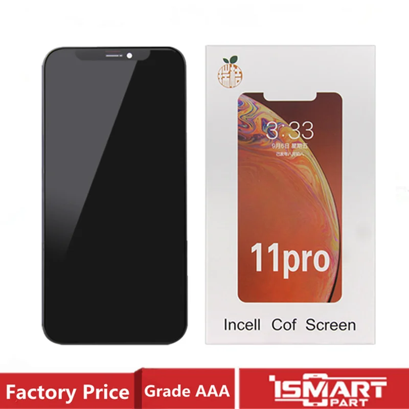 AAA+++ Incell Screen for iPhone 11 Pro LCD Display 3D Touch Replacement Assembly Digitizer Perfect TFT LCD Repair No Dead Pixel
AAA+++ Incell Screen for iPhone 11 Pro LCD Display 3D Touch Replacement Assembly Digitizer Perfect TFT LCD Repair No Dead Pixel