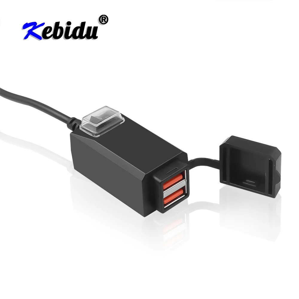 Зарядное устройство Kebidu для мотоцикла 5 в 1 а/а с двумя USB-портами | Мобильные