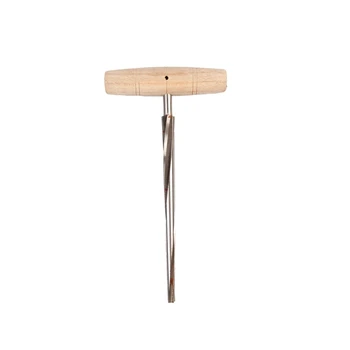 Spiral Violin Peg Hole Reamer 1:30 Taper High-Speed Steel with Wood Handle for 3/4 4/4 Violins Luthier Tool
Spiral Violin Peg Hole Reamer 1:30 Taper High-Speed Steel with Wood Handle for 3/4 4/4 Violins Luthier Tool