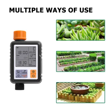 3 inch LCD Display Garden Automatic Irrigation Watering Timer Controller Garden Watering Timer Device Controller Tool
3 inch LCD Display Garden Automatic Irrigation Watering Timer Controller Garden Watering Timer Device Controller Tool