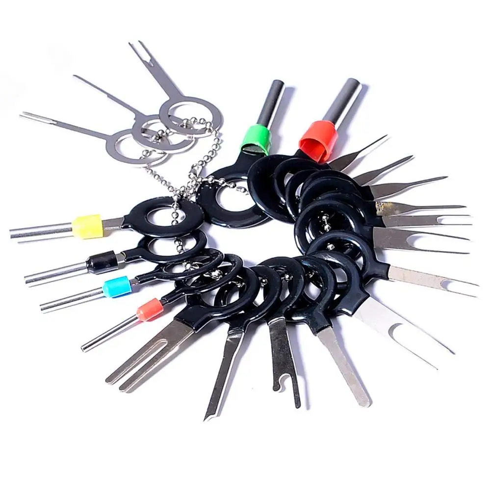 50% HOT SALES!!! 21Pcs Terminals Removal Key Tool Electrical Wiring Crimp Connector Pin Extractor
50% HOT SALES!!! 21Pcs Terminals Removal Key Tool Electrical Wiring Crimp Connector Pin Extractor