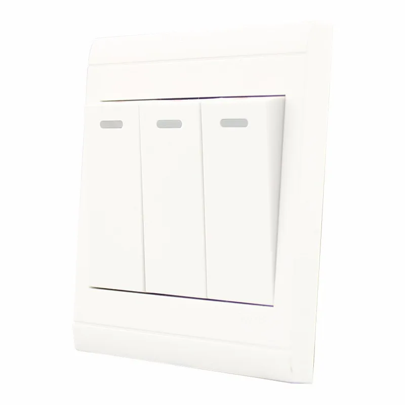 Schneider Electric Schneider Feng Shang Series with Fluorescent Instructions Triple Self-Centering Switch
Schneider Electric Schneider Feng Shang Series with Fluorescent Instructions Triple Self-Centering Switch