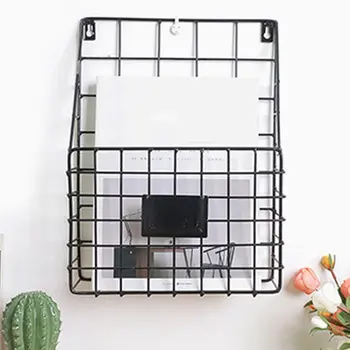 Rustic Country Style Wire Wall Mount Hanging File Folder Display Mail Organizer Document Storage Magazine Rack Set of 2 (Black)
Rustic Country Style Wire Wall Mount Hanging File Folder Display Mail Organizer Document Storage Magazine Rack Set of 2 (Black)