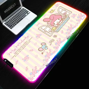 Cute Mousepad Anime Gaming Accessories Colorful Glowing RGB LED and Normal Rubber Desktop PC Pad Non-slip Durable for Children
Cute Mousepad Anime Gaming Accessories Colorful Glowing RGB LED and Normal Rubber Desktop PC Pad Non-slip Durable for Children