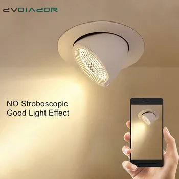 Dimmable Led Downlight 360 Rotate Adjustable Recessed Downlight Ceiling Lamp Dinning Room Living Room Spot Led Light Fixtures
Dimmable Led Downlight 360 Rotate Adjustable Recessed Downlight Ceiling Lamp Dinning Room Living Room Spot Led Light Fixtures