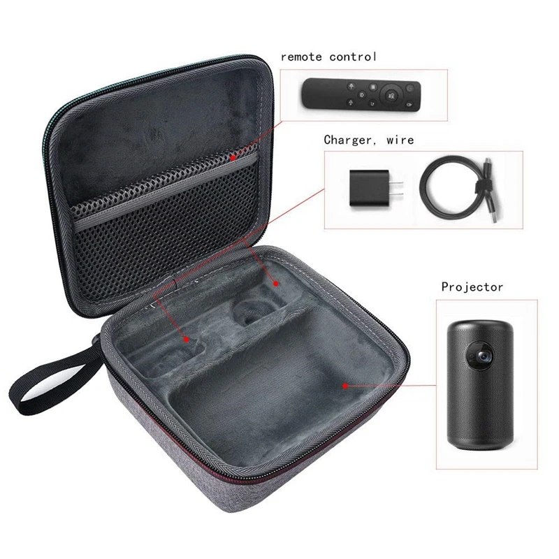 Shockproof Protective Projector Storage Bag for ANKER NEBULA CAPSULE II Projector Carry Case Accessories
Shockproof Protective Projector Storage Bag for ANKER NEBULA CAPSULE II Projector Carry Case Accessories