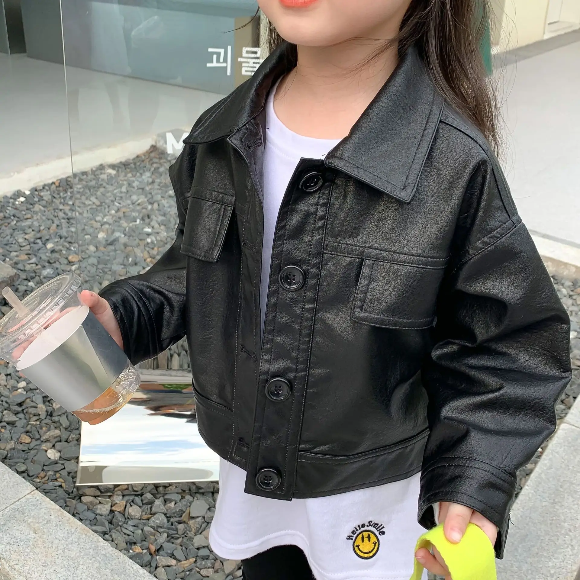 2021 new Baby Girl Boy Spring Autumn PU Coats Jackets Fashion Cartoon Jacket Kids Children Overwear Clothes
2021 new Baby Girl Boy Spring Autumn PU Coats Jackets Fashion Cartoon Jacket Kids Children Overwear Clothes