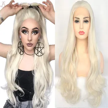 White Layered Body Wave Synthetic 13*3Lace Front Wig Heat Resistant Fiber Hair Natural Hairline Free Parting For Women Girl Wigs
White Layered Body Wave Synthetic 13*3Lace Front Wig Heat Resistant Fiber Hair Natural Hairline Free Parting For Women Girl Wigs