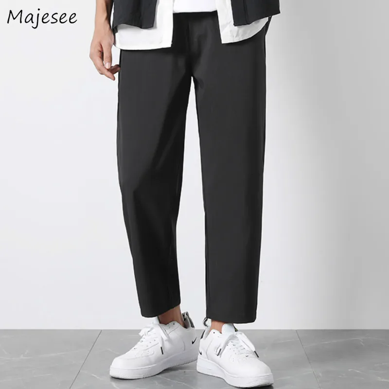 Men Casual Pants 5XL Male Trousers Solid Simple Basic Elastic Waist All-match Daily Korean Fashion Ulzzang Cozy Breathable New 
Men Casual Pants 5XL Male Trousers Solid Simple Basic Elastic Waist All-match Daily Korean Fashion Ulzzang Cozy Breathable New