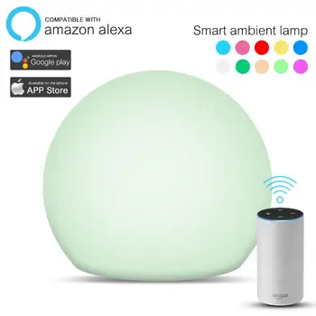 WiFi RGB Bluetooth Voice Controller Ambient LED Light Google Home Alexa Voice Control Creative Atmosphere Light Circle Bedroom
WiFi RGB Bluetooth Voice Controller Ambient LED Light Google Home Alexa Voice Control Creative Atmosphere Light Circle Bedroom