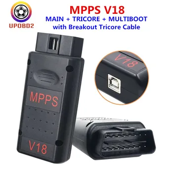 New MPPS V18 ECU Chip Tuning Cable MPPS V18.12.3.8 Car Diagnostic Cable MAIN + TRICORE + MULTIBOOT with Brakeout Tricore Cable
New MPPS V18 ECU Chip Tuning Cable MPPS V18.12.3.8 Car Diagnostic Cable MAIN + TRICORE + MULTIBOOT with Brakeout Tricore Cable