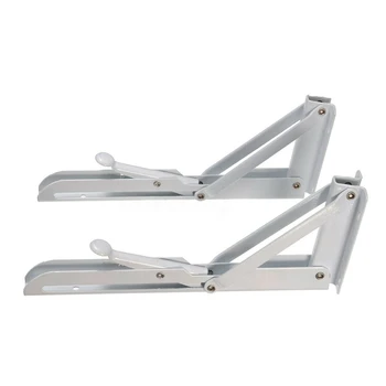 2Pcs 10 inch Triangular Folding Bracket Metal Release Catch Support Bench Table Folding Shelf Bracket Home
2Pcs 10 inch Triangular Folding Bracket Metal Release Catch Support Bench Table Folding Shelf Bracket Home
